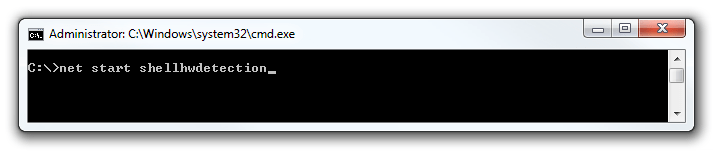 Fixing AutoPlay from the Windows command prompt