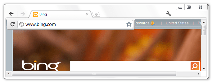 Google Chrome - Compact address bar