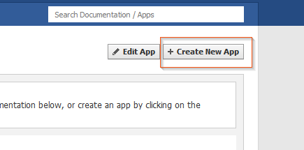 Facebook Timeline - Create new app