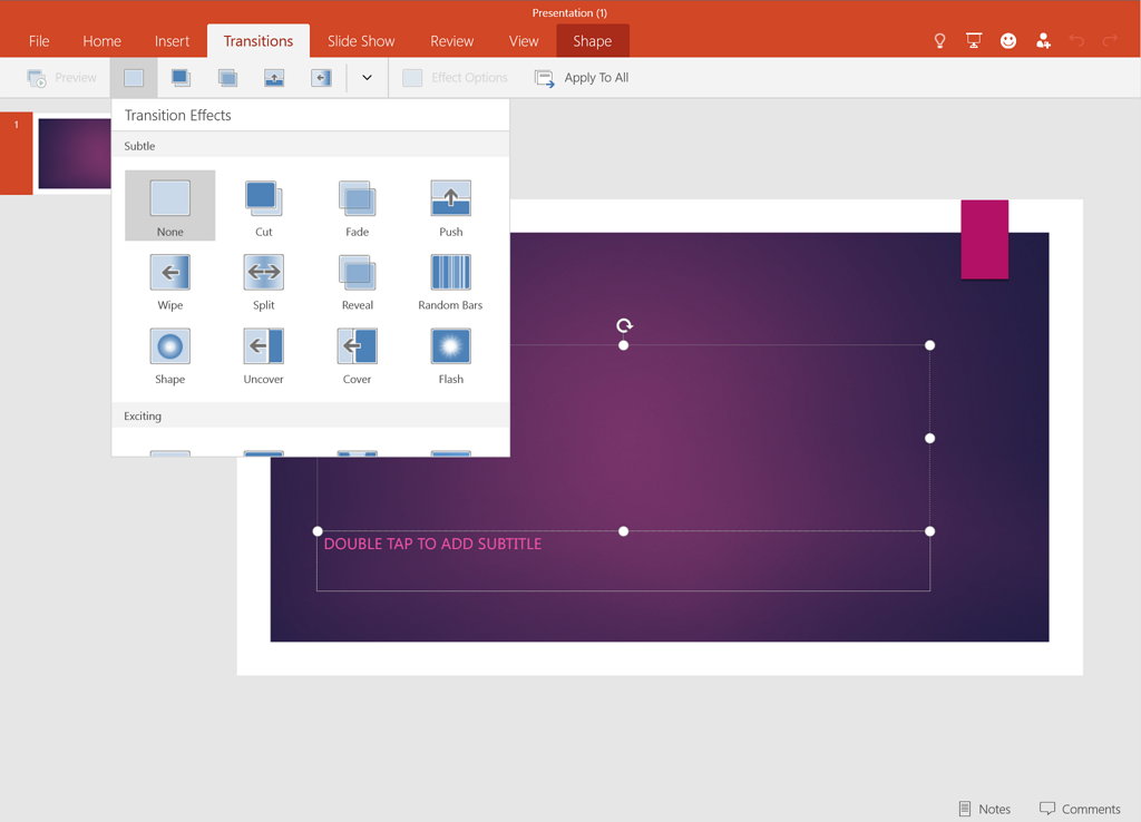 PowerPoint for Windows 10