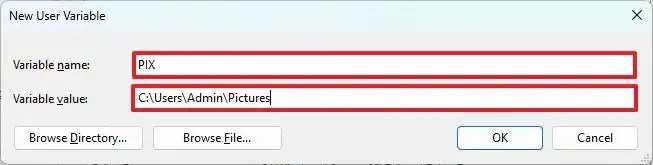 Windows 11 new variable