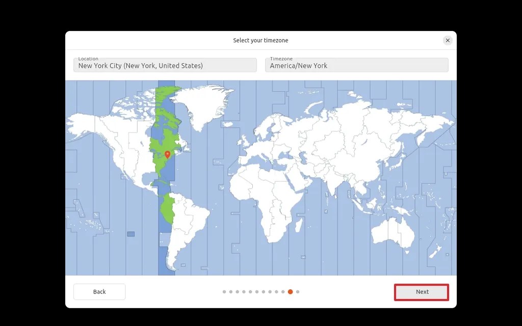 Linux setup timezone setting