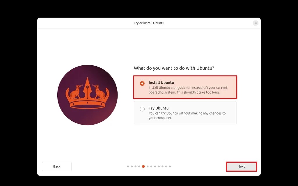 Linux install option