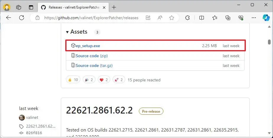 ExplorerPatcher download