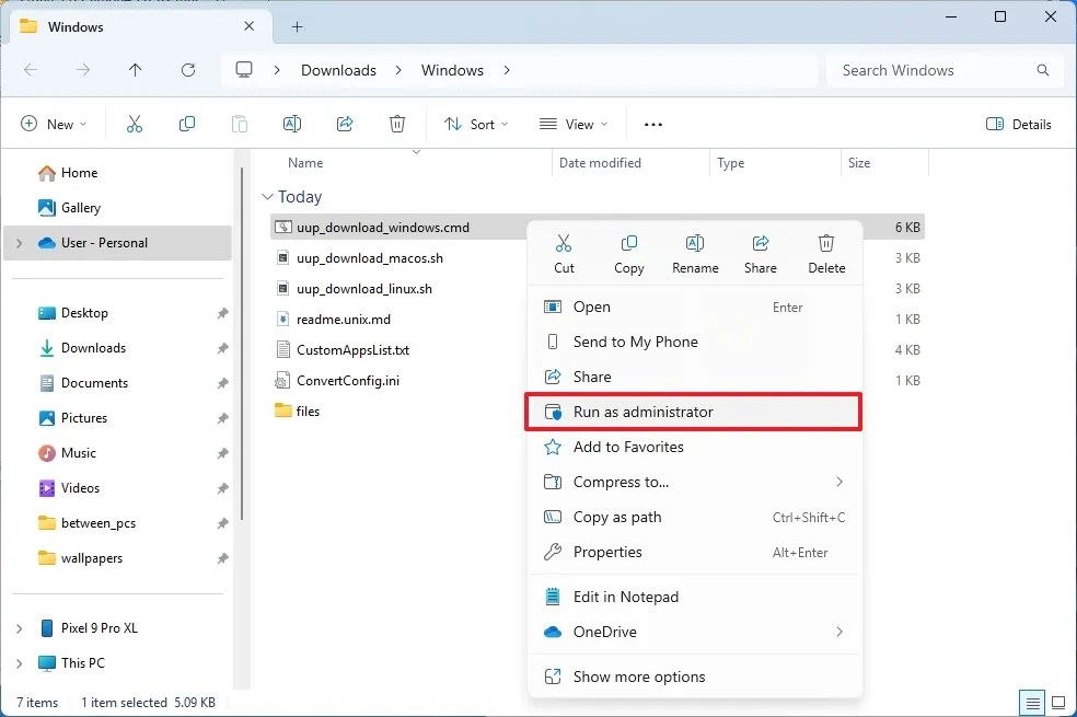 UUP Dump download Windows 11 ISO