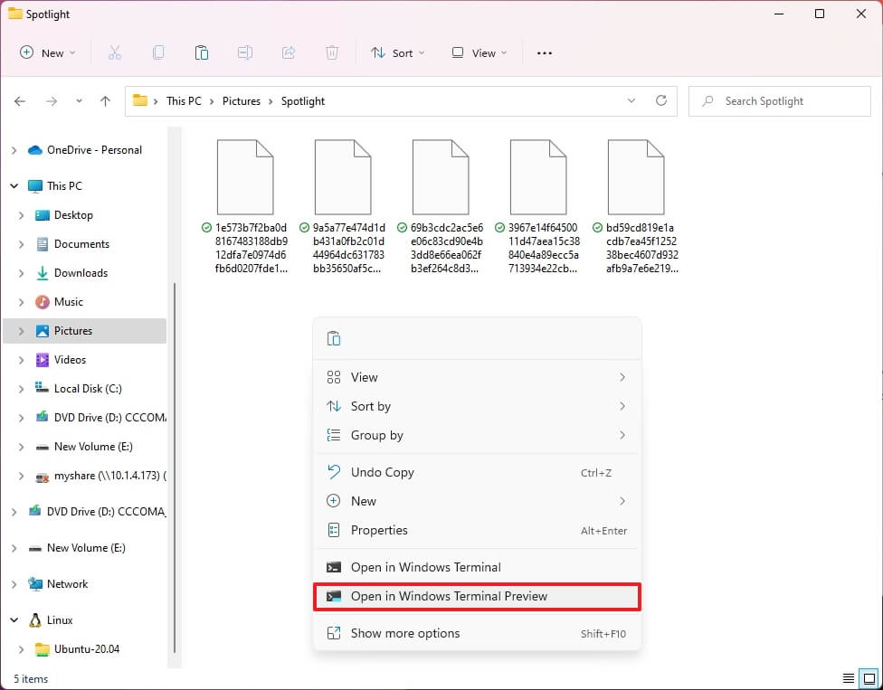 Explorer open Command Prompt