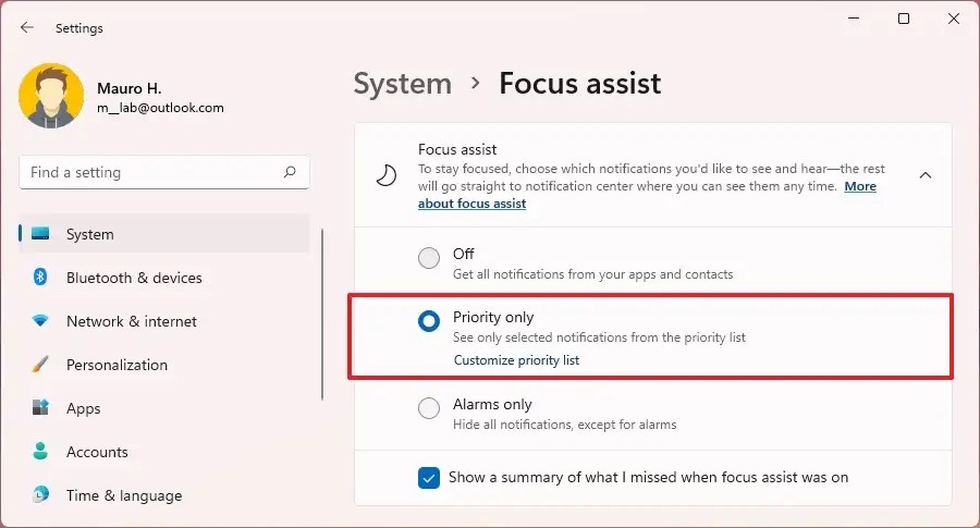 Disable notification counter
