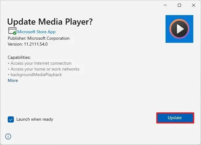 Windows 11 install Media Player