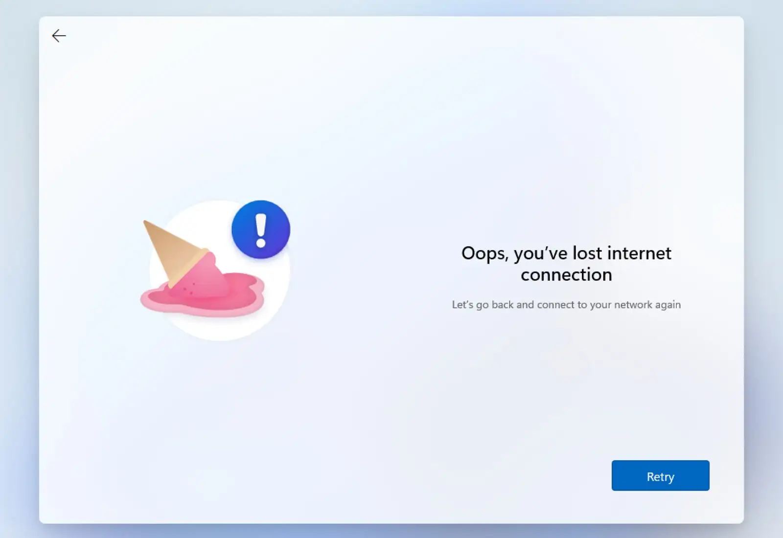 Windows 11 setup bypass internet connection
