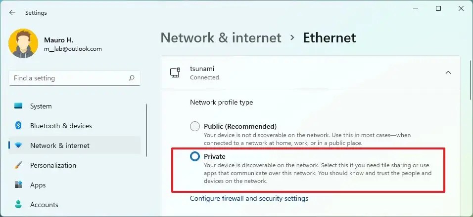 Bật chia sẻ máy in trên Windows 11