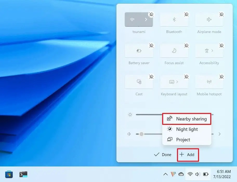 How to change Taskbar's System Tray Quick Settings buttons on Windows 11 Pureinfotech