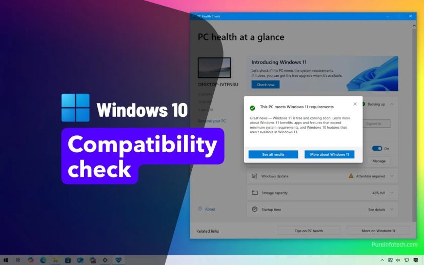 Windows 11 compatibility check