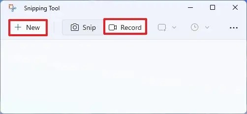 Snipping Tool record