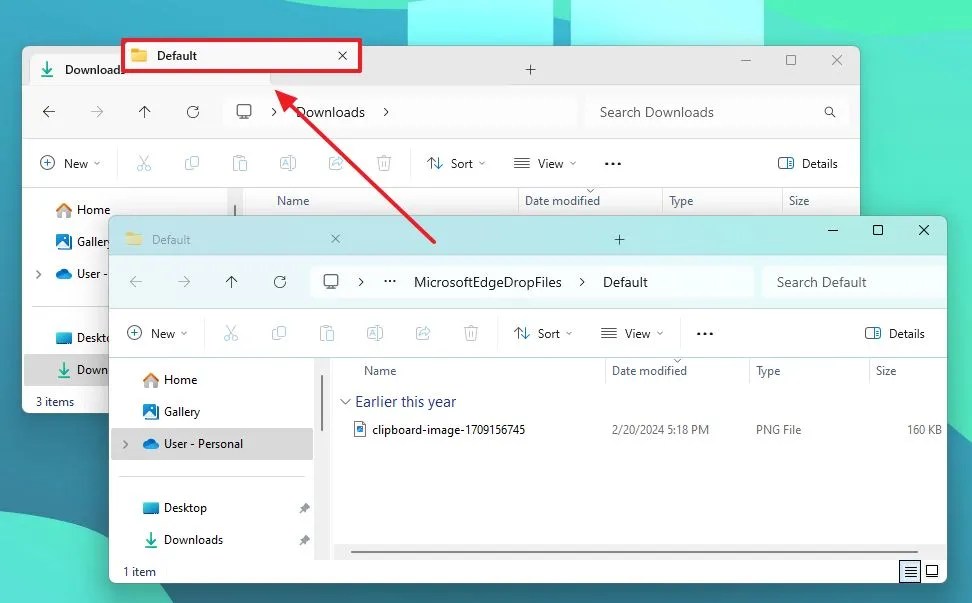 Move tabs between windows