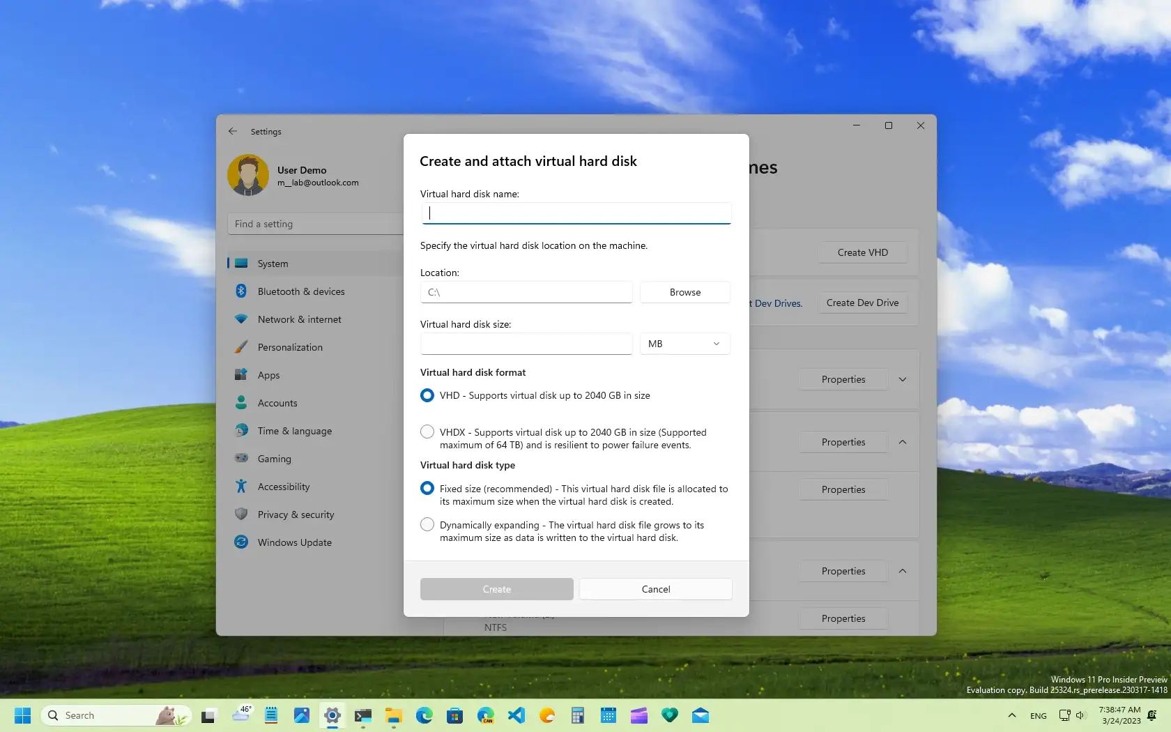 How to enable new virtual disks settings on Windows 11 Pureinfotech