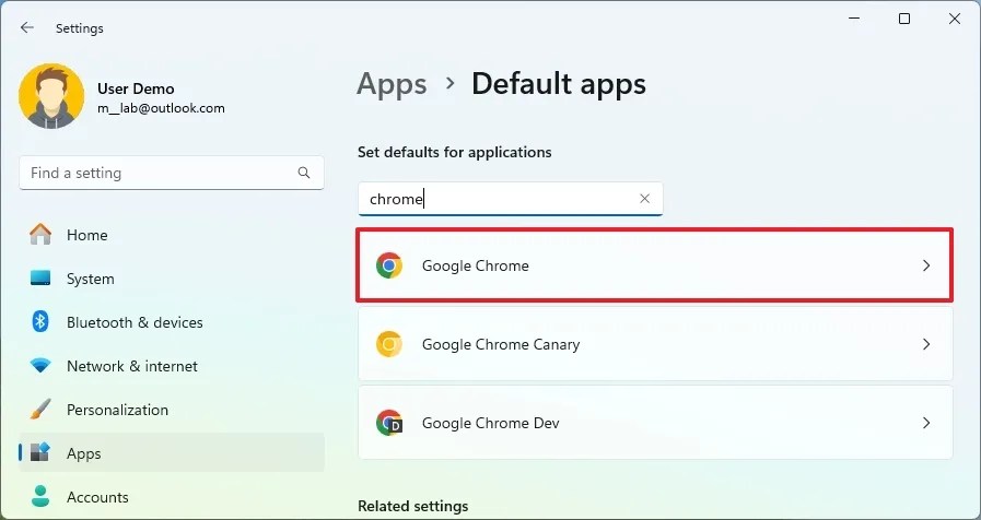 Escolha o navegador da web