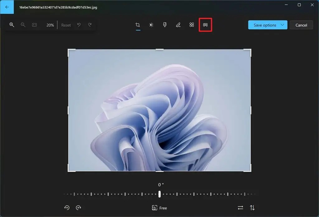 Photos app background tool