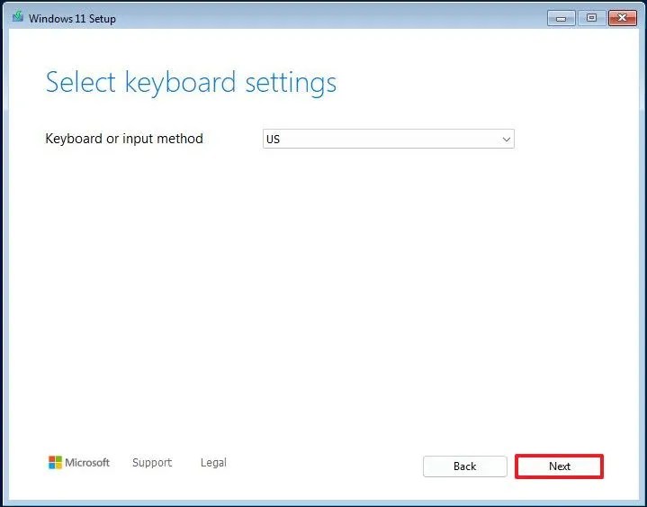Windows 11 Tiny11 language