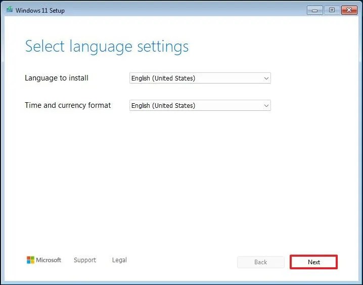Windows 11 Tiny11 setup