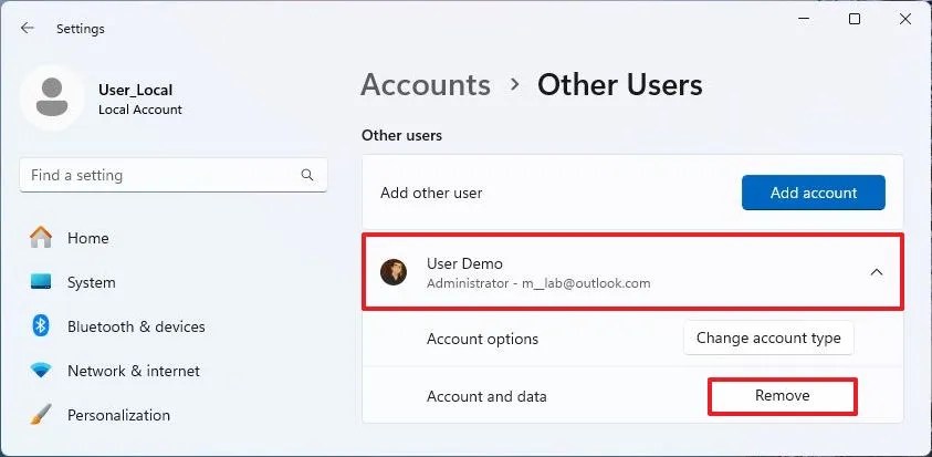 Windows 11 Other Users