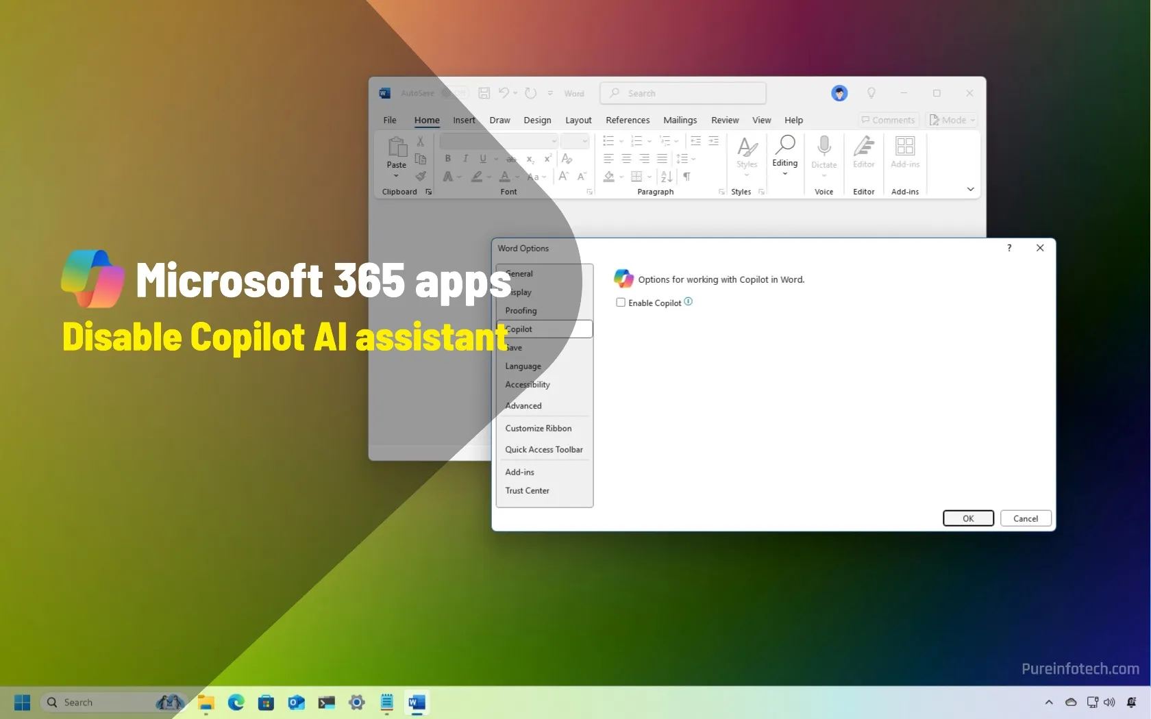 Microsoft 365 apps without Copilot