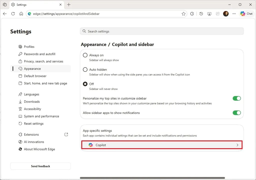Cài đặt Copilot mở Edge