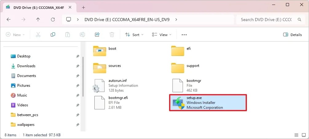 Windows 11 setup.exe
