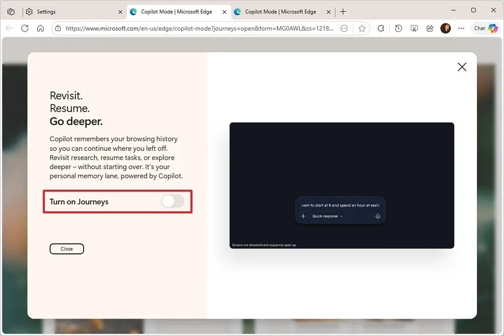 Enable Journeys on Edge