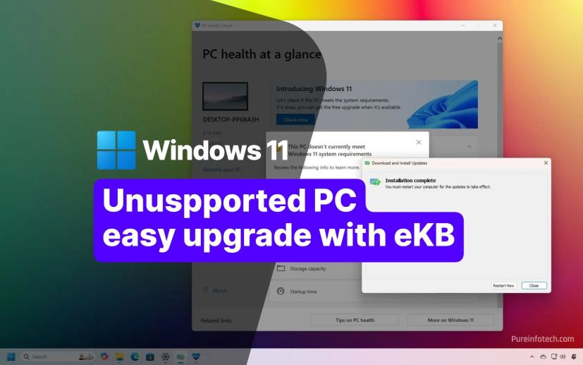 Windows 11 25H2 upgrade on unsupported hardware