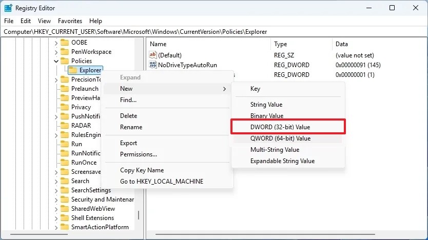 Registry NoStartMenuMorePrograms key