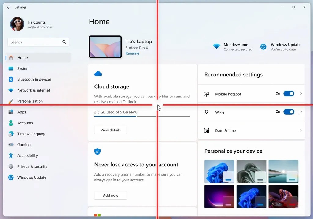 Pointer Indicator activated