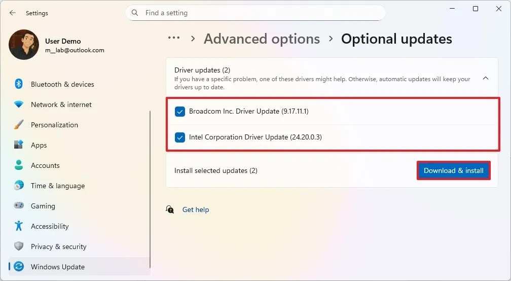 Windows 11 install missing drivers