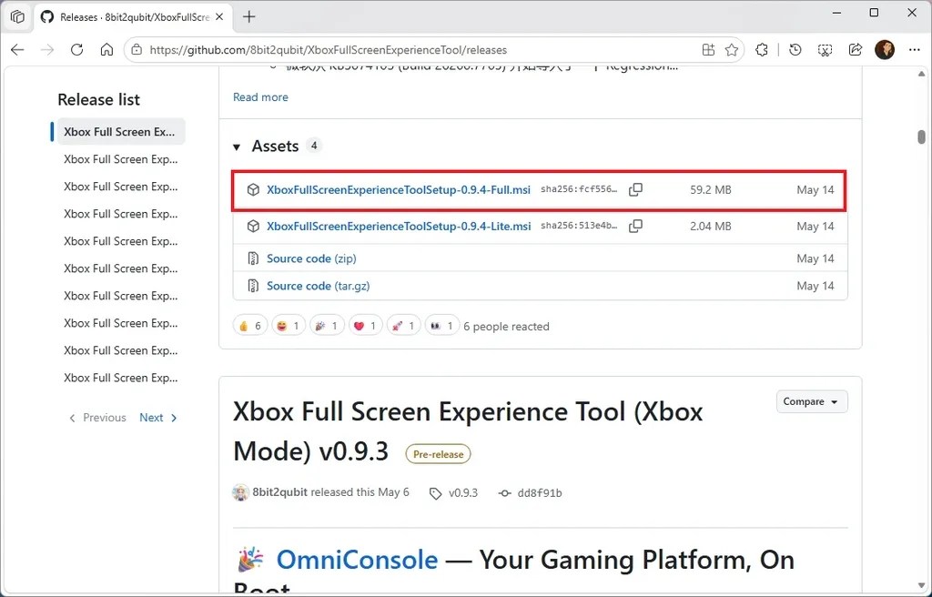 GitHub Xbox Full Screen Experience Tool