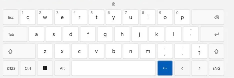 Keyboard for Voice Typing