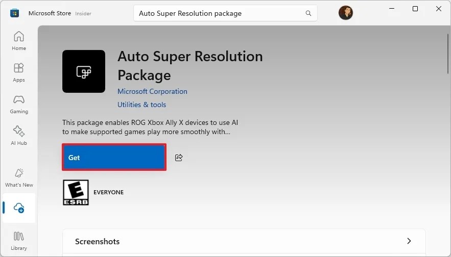 Auto Super Resolution Package install