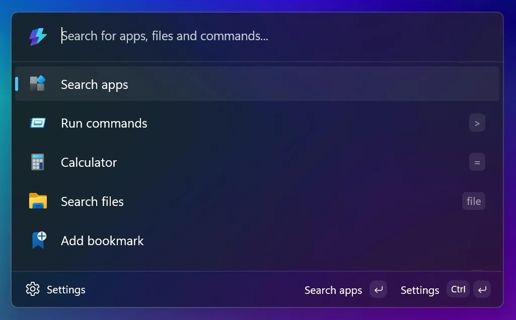 Command Palette