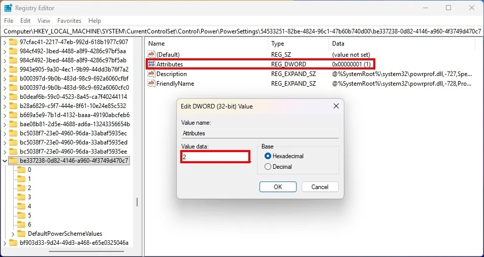 Registry enable CPU performance boost 