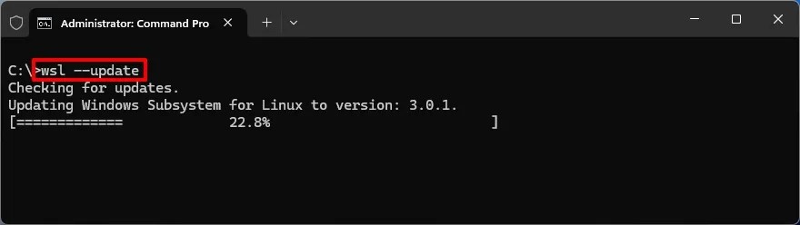 Install WSL Containers