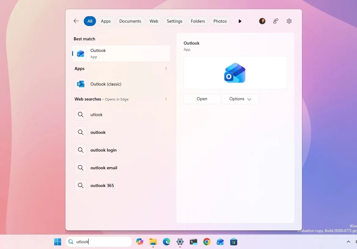 Search query with typos