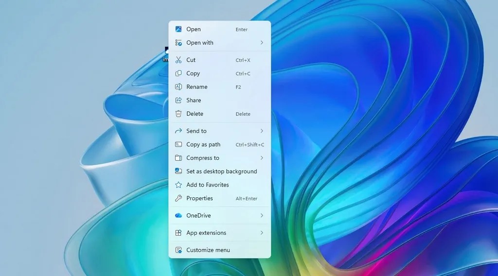 Context menu frequent options in listing / Image: Mauro Huculak