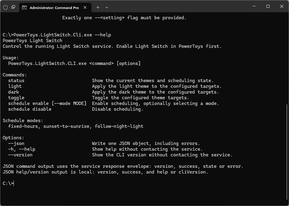PowerToys CLI