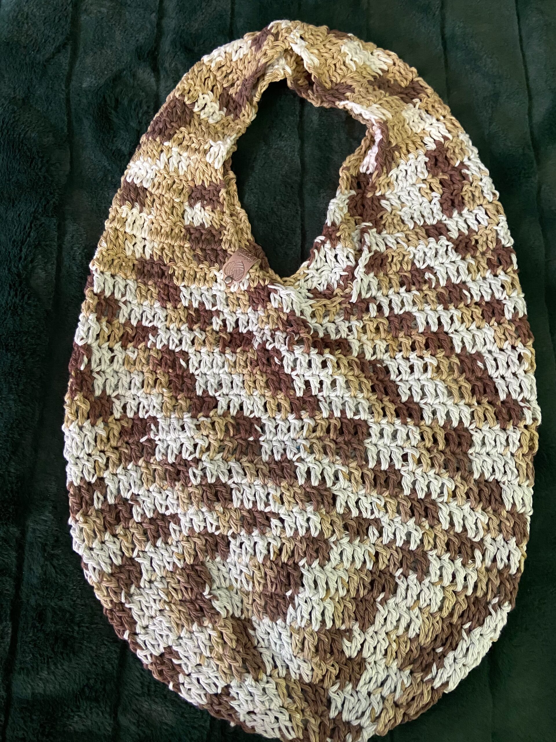 Chocolate Ombré Slouch Tote Bag