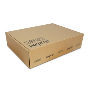 Shipping boxes with pattern or text