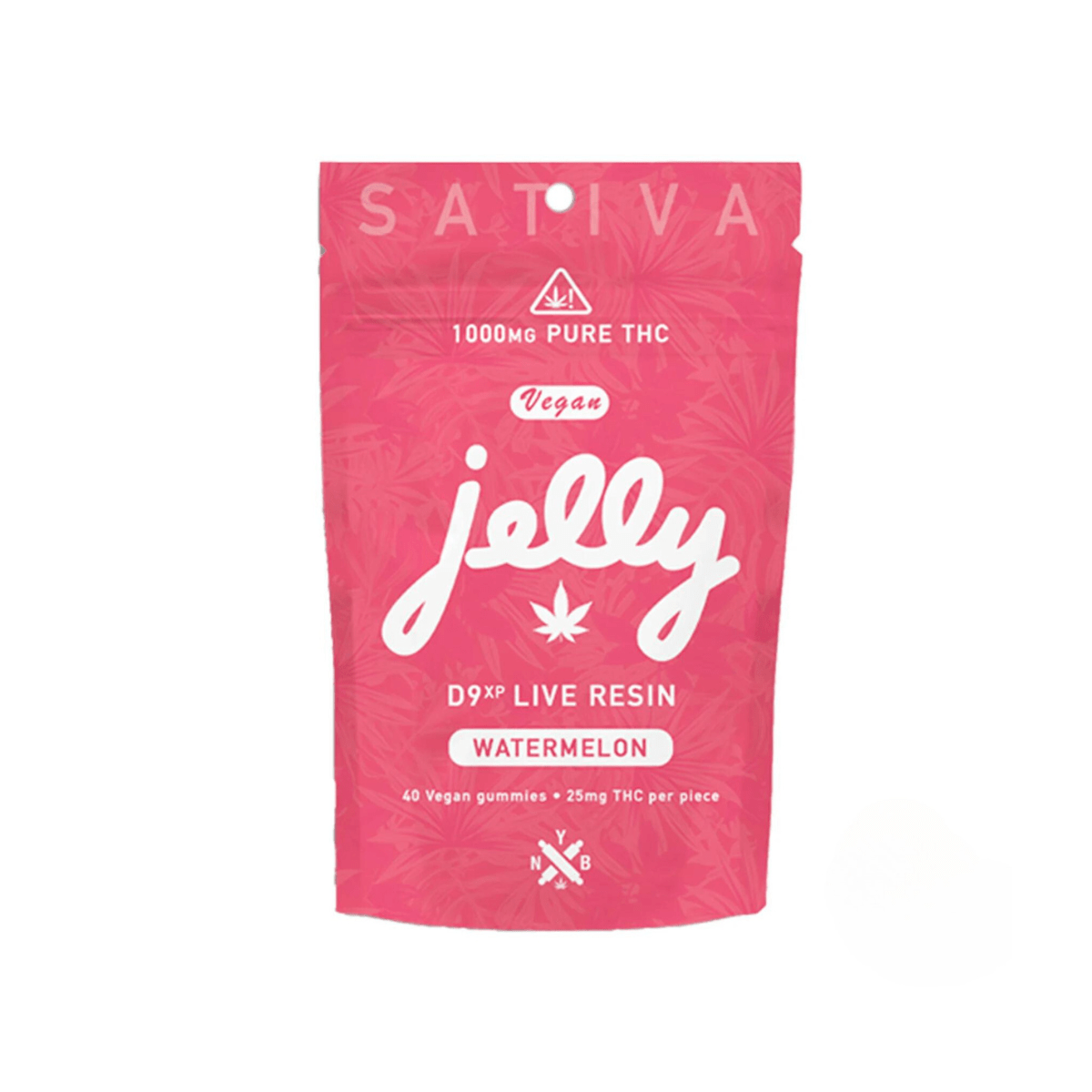 NYB Jelly Watermelon D9 Gummies 1000mg · PurePuff