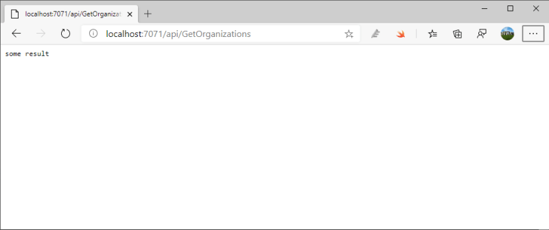 Call the function with your browser