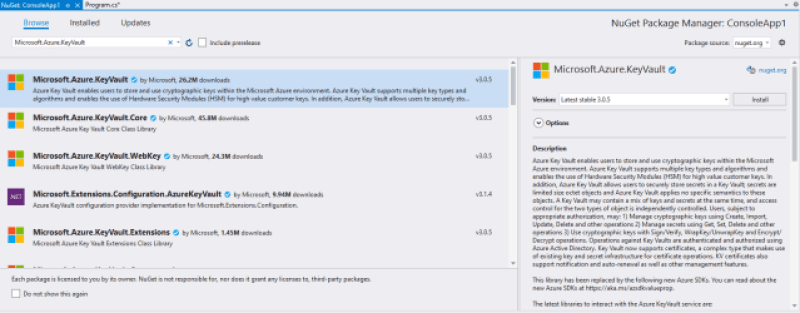 Microsoft.Azure.KeyVault