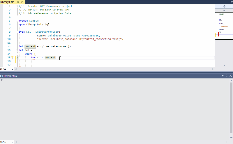 SQLProvider for F# SQLProvider for F#