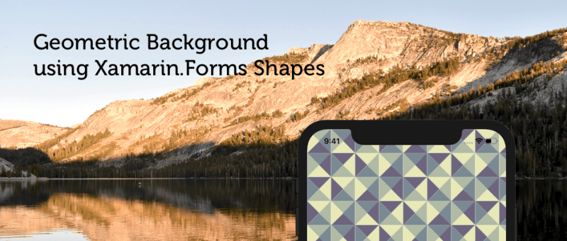 Colorful Geometric Background using Xamarin.Forms Shapes Colorful Geometric Background using Xamarin.Forms Shapes