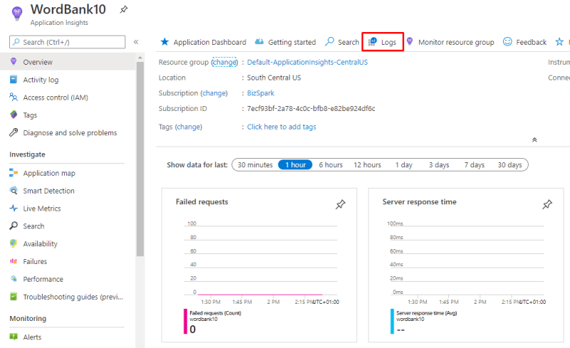 Navigate to Analytics page