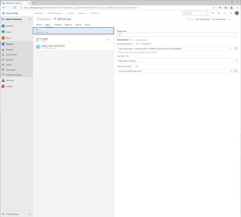 Release - Tasks